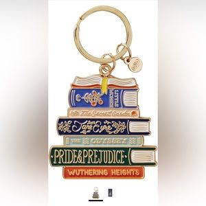 Rifle Paper Co. Book Club Enamel Keychain